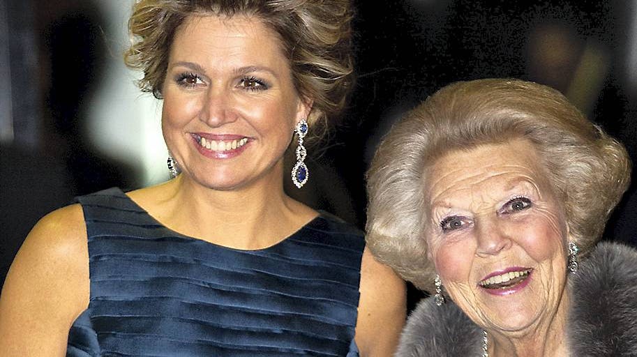 Dronning Maxima og prinsesse Beatrix.