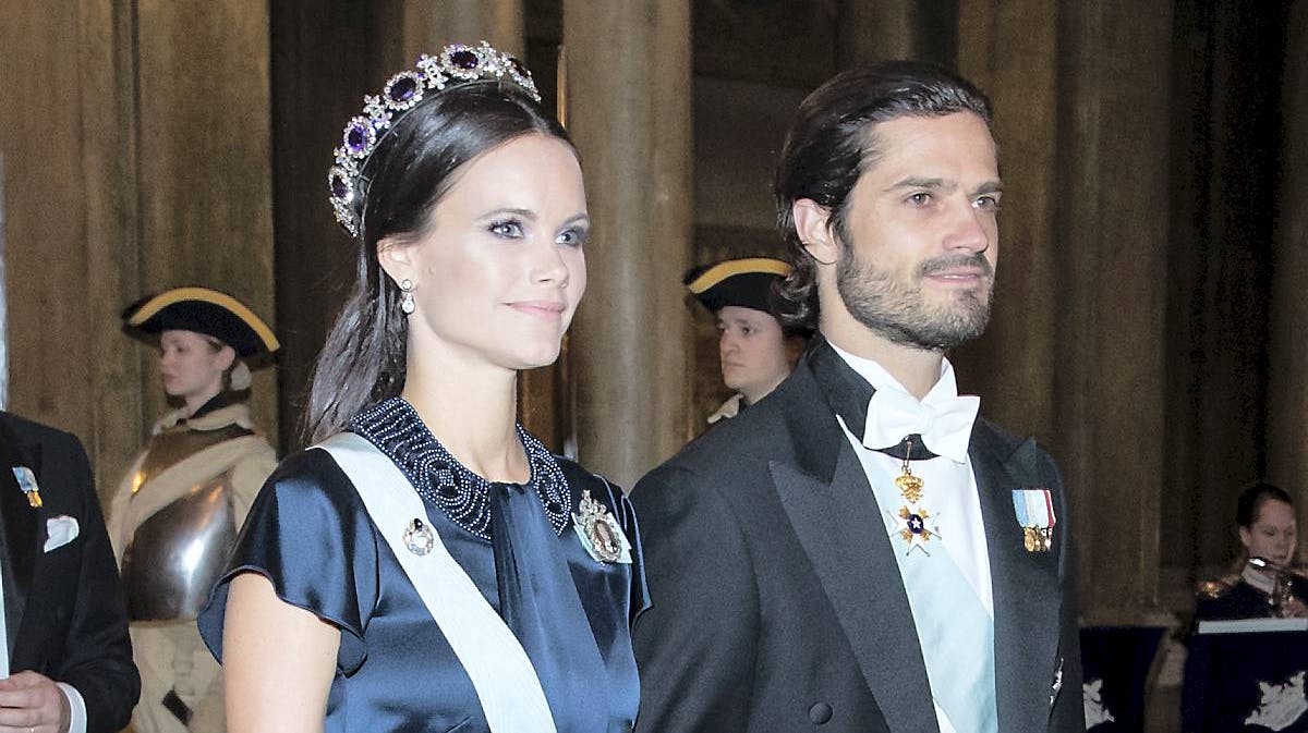 Prinsesse Sofia og prins Carl Philip. 