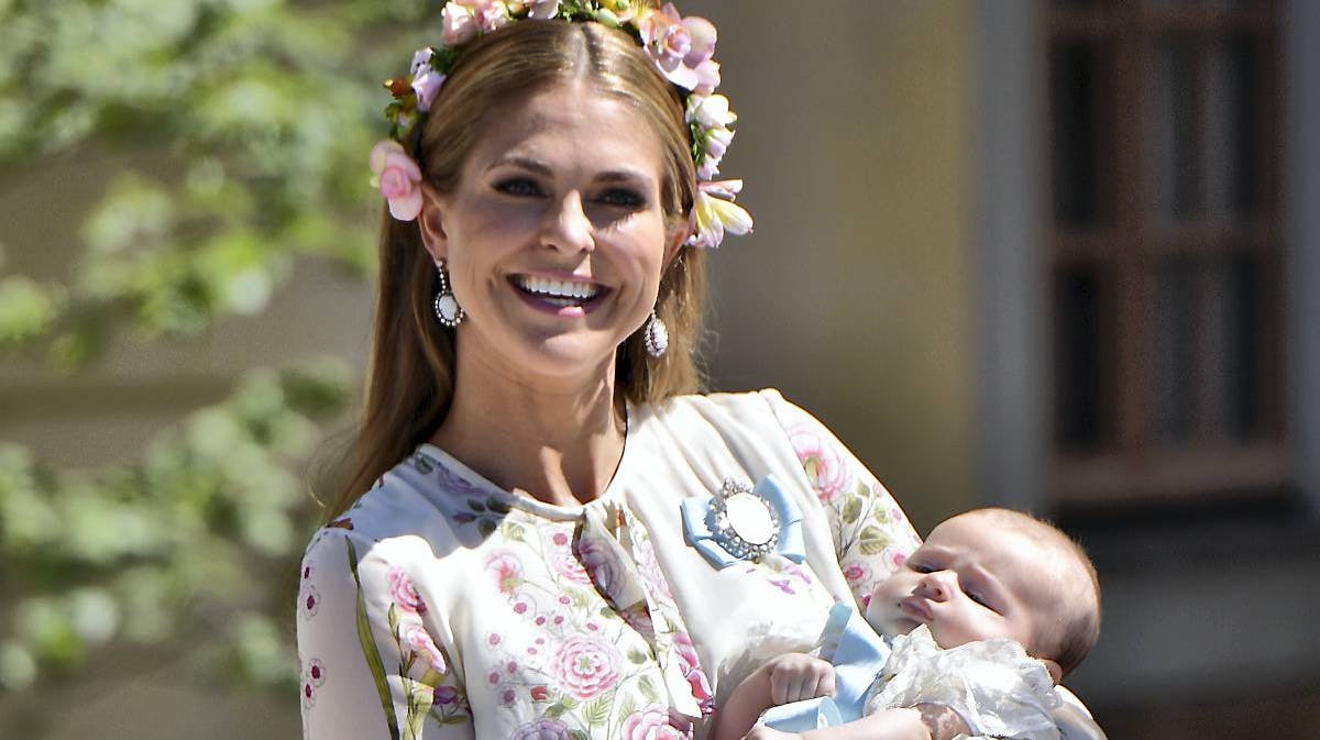 Prinsesse Madeleine med prinsesse Adrienne.