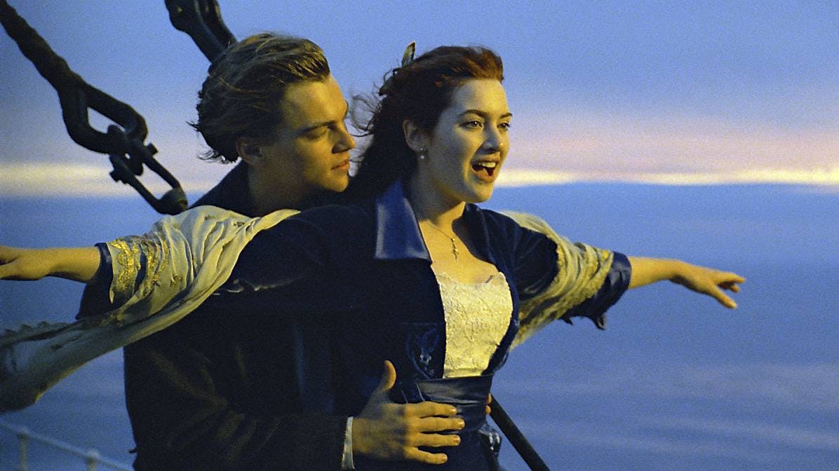 Leonardo DiCaprio og Kate Winslet