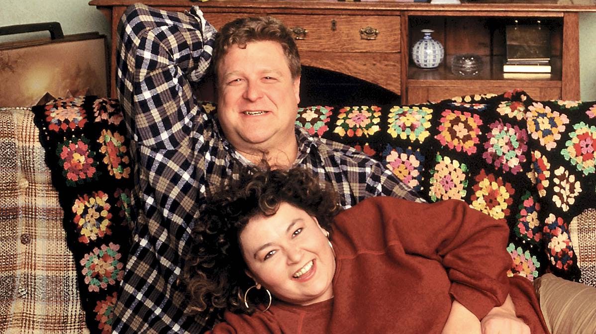 John Goodman, Roseanne Barr