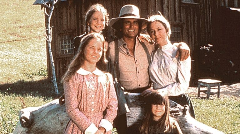 Familien Ingalls fra tv-serien "Det lille hus på prærien"