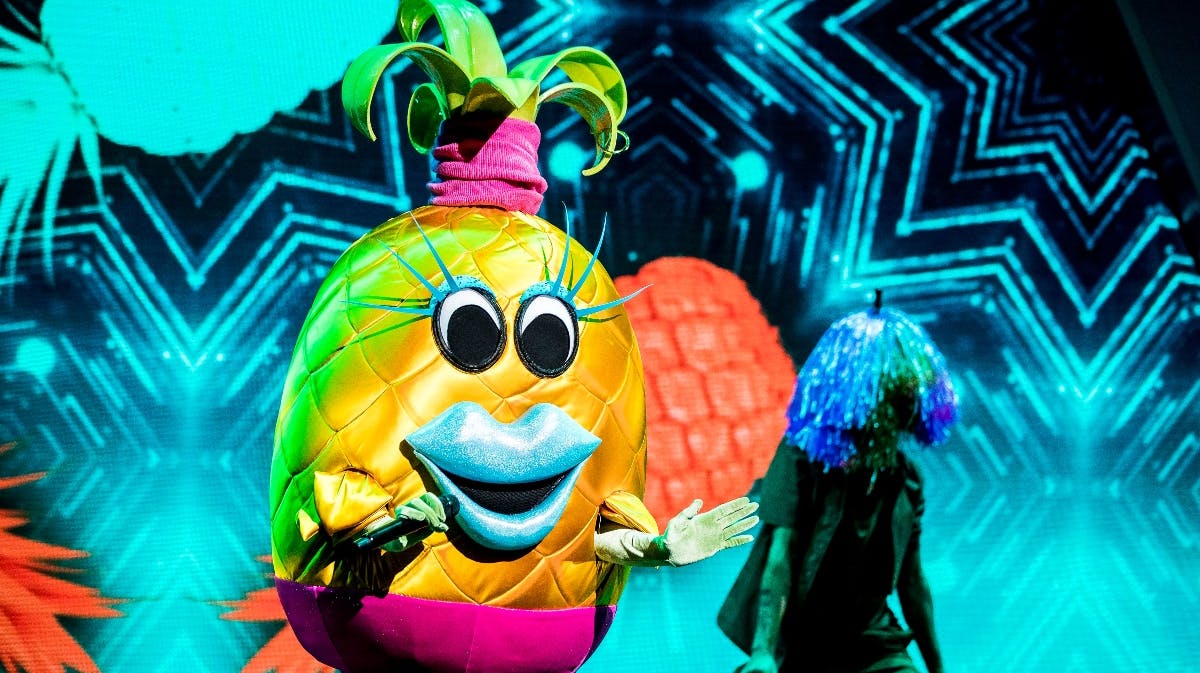 Ananas i "Hvem holder masken?"