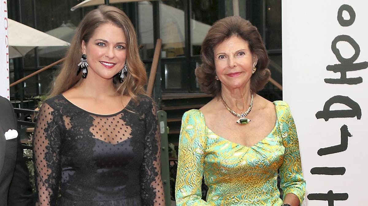 Prinsesse Madeleine og dronning Silvia.