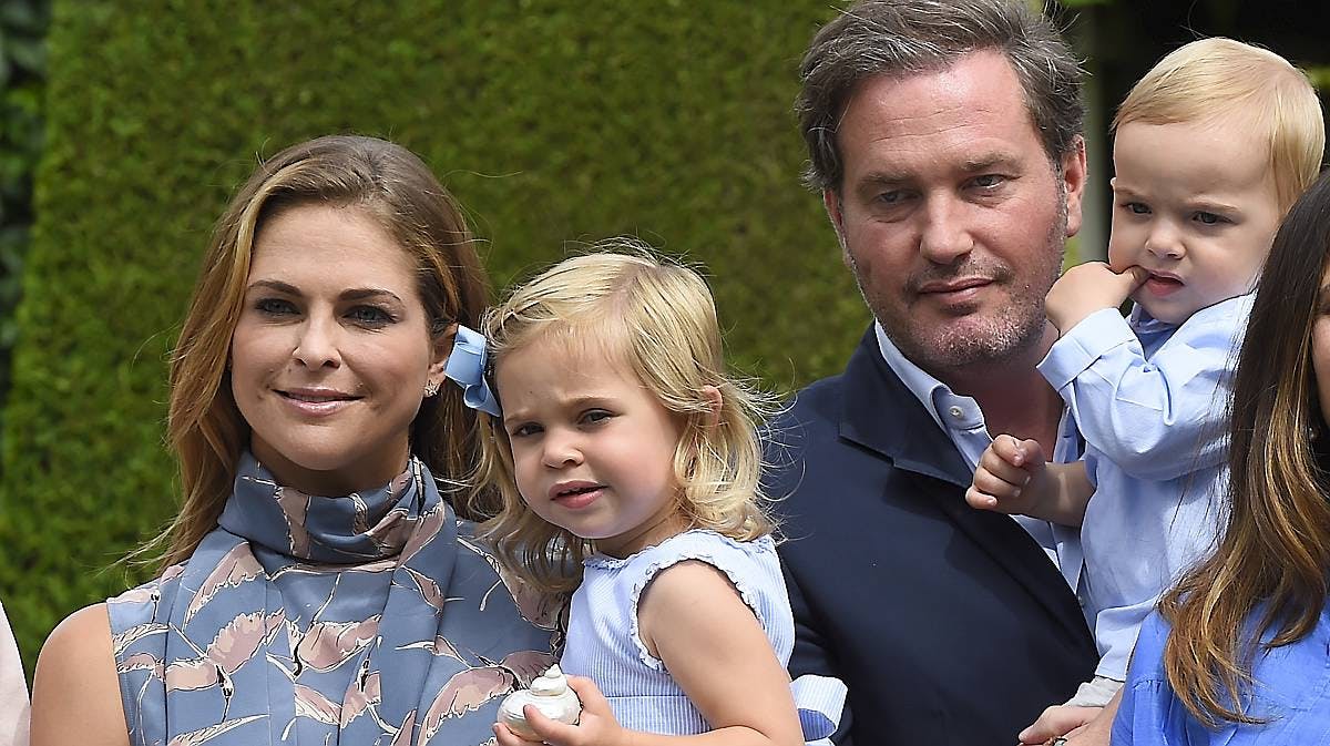 Prinsesse Madeleine, Chris O'Neill, prinsesse Leonore, prins Nicolas
