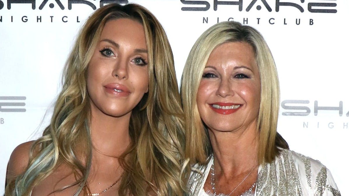 Olivia Newton-John med datteren Chloe Lattanzi.