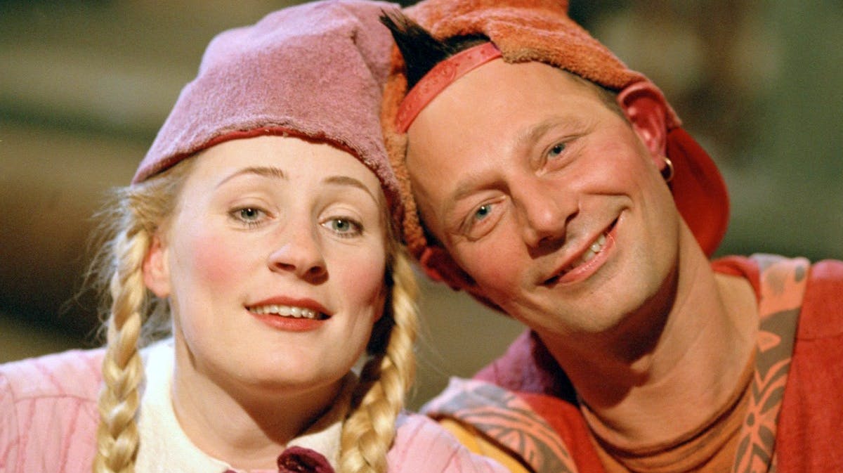 Kandis og Pyrus i "Alletiders nisse" fra 1995.