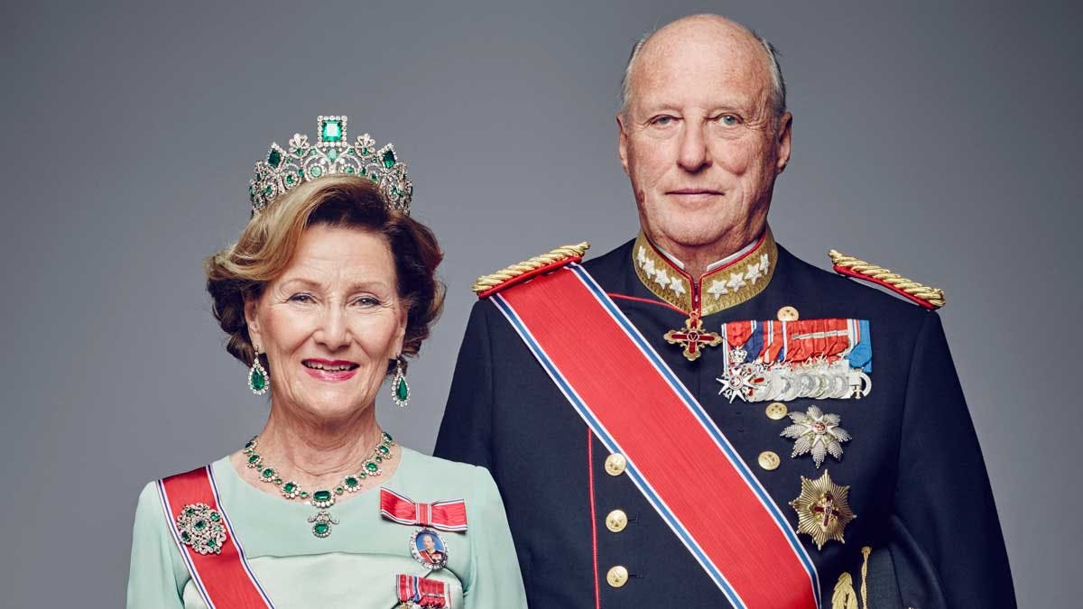 Dronning Sonja og kong Harald.