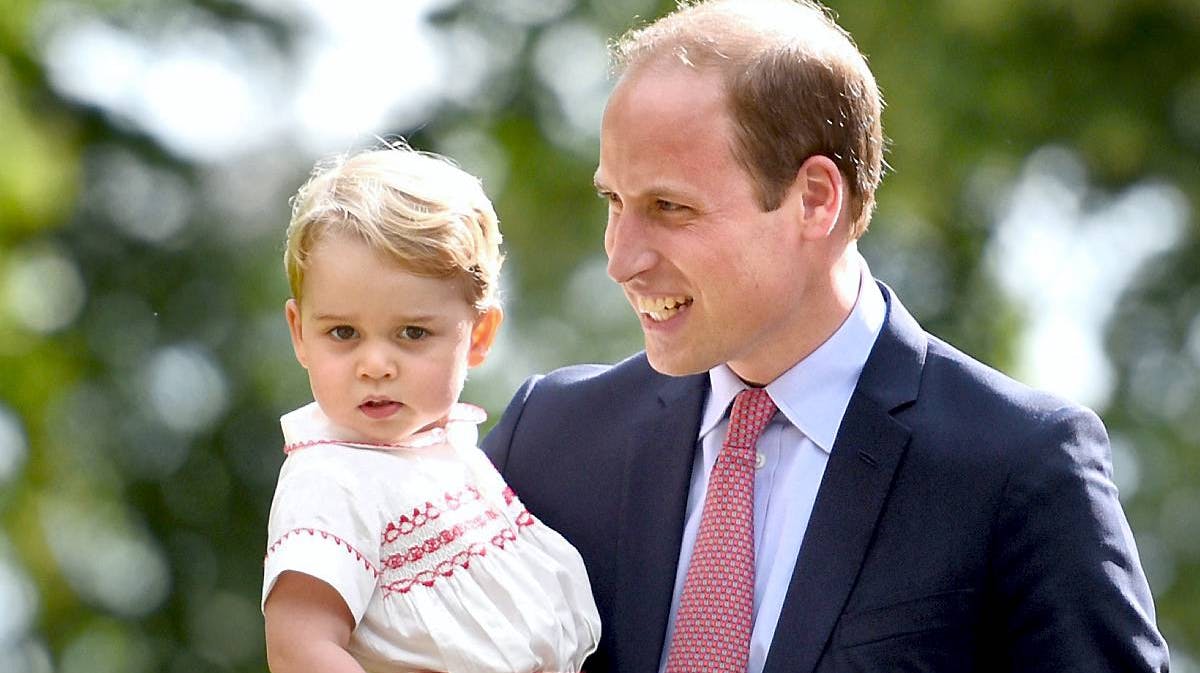Prins William og prins George.