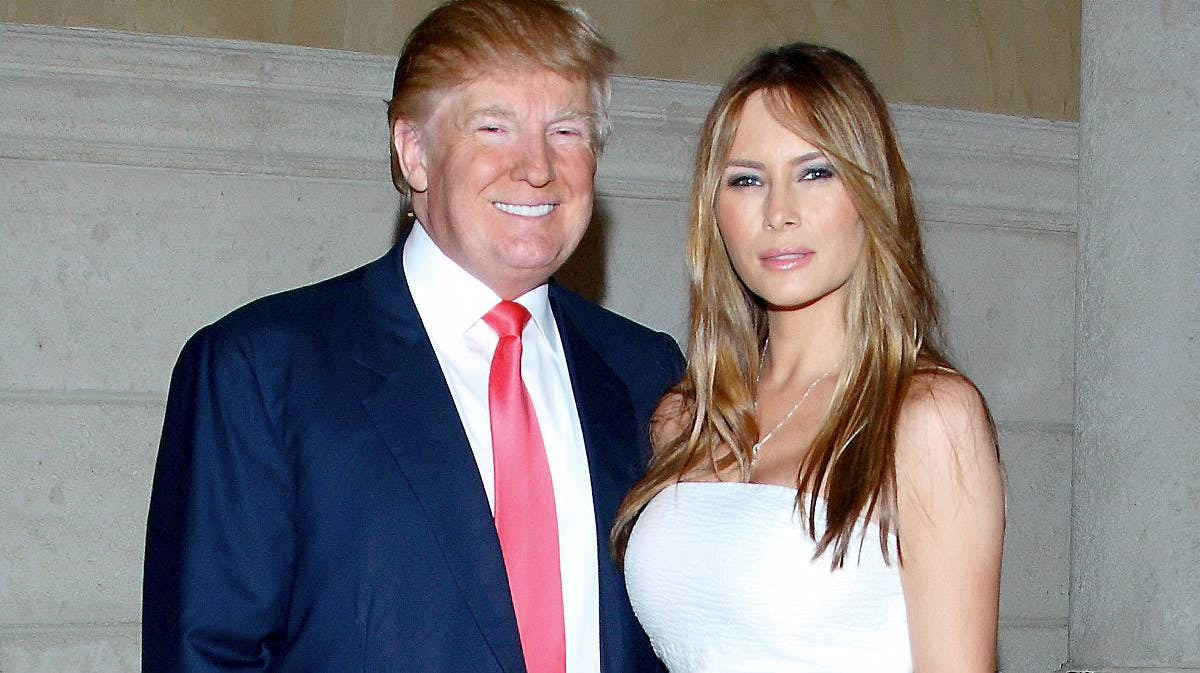 Donald og Melania Trump.