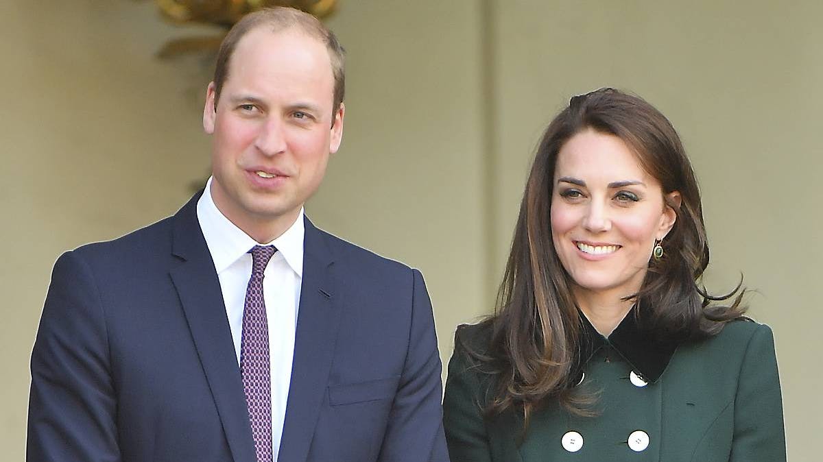 Prins William og hertuginde Catherine.