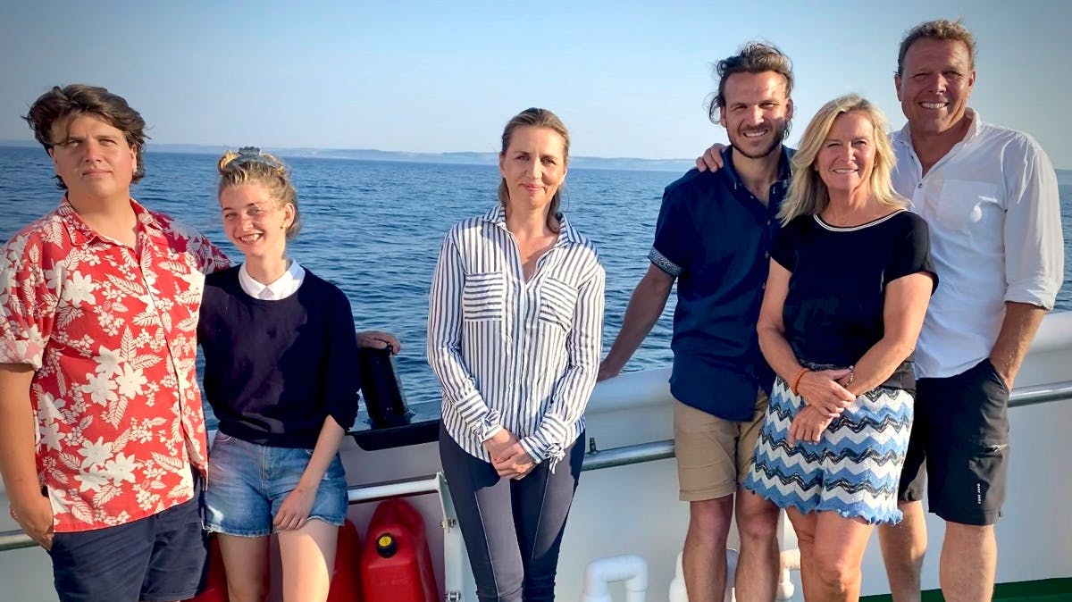 Kurs mod danske kyster