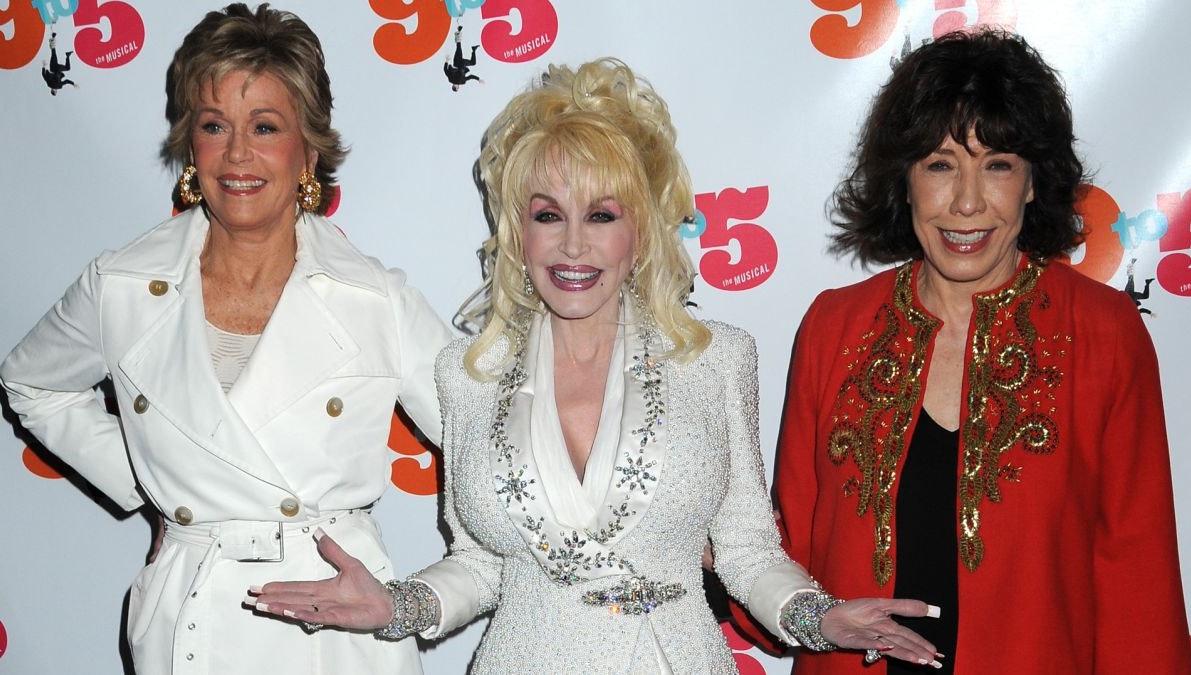 Jane Fonda, Dolly Parton og Lily Tomlin