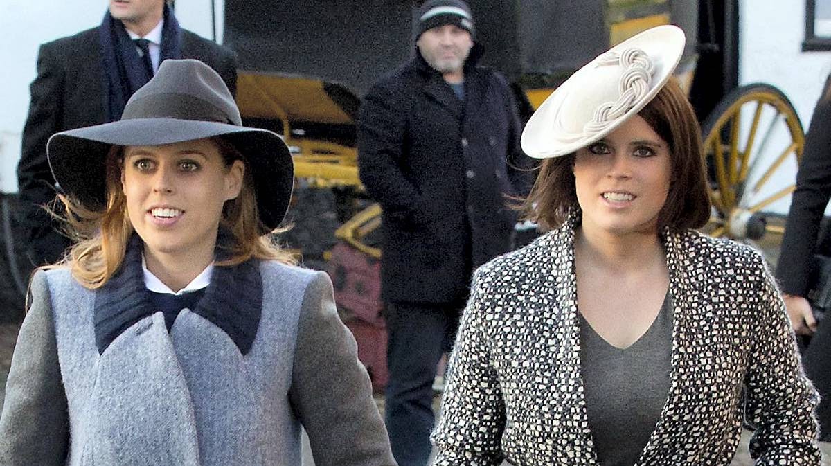 Prinsesse Beatrice og prinsesse Eugenie.