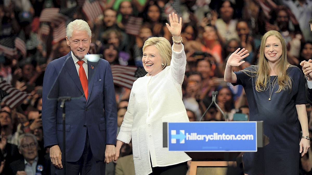 Bill Clinton, Hillary Clinton, Chelsea Clinton