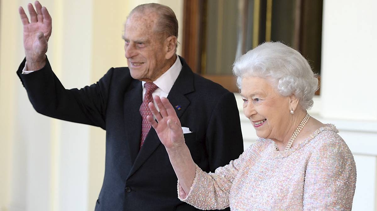 Prins Philip og dronning Elizabeth.