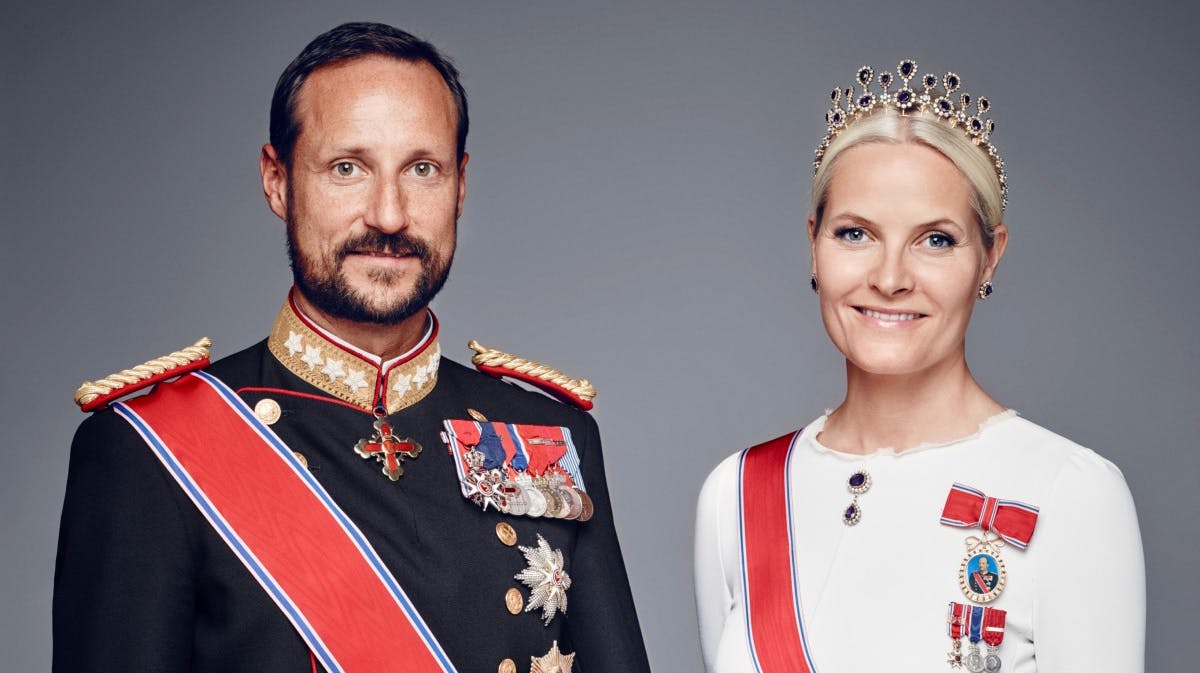 Kronprins Haakon og kronprinsesse Mette-Marit.&nbsp;