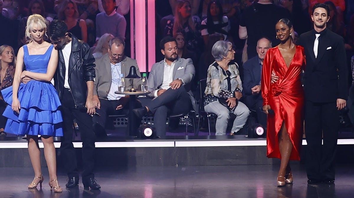 Jenna Bagge og Joel Hyrland samt Andrea Lykke og Eugen Miu i "Vild med dans".