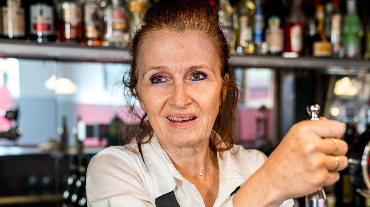 Bodil Jørgensen i "Minkavlerne".