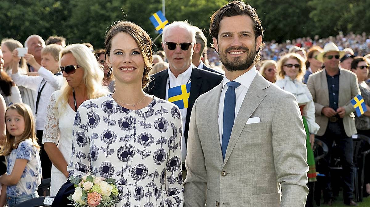 Prinsesse Sofia og prins Carl Philip.