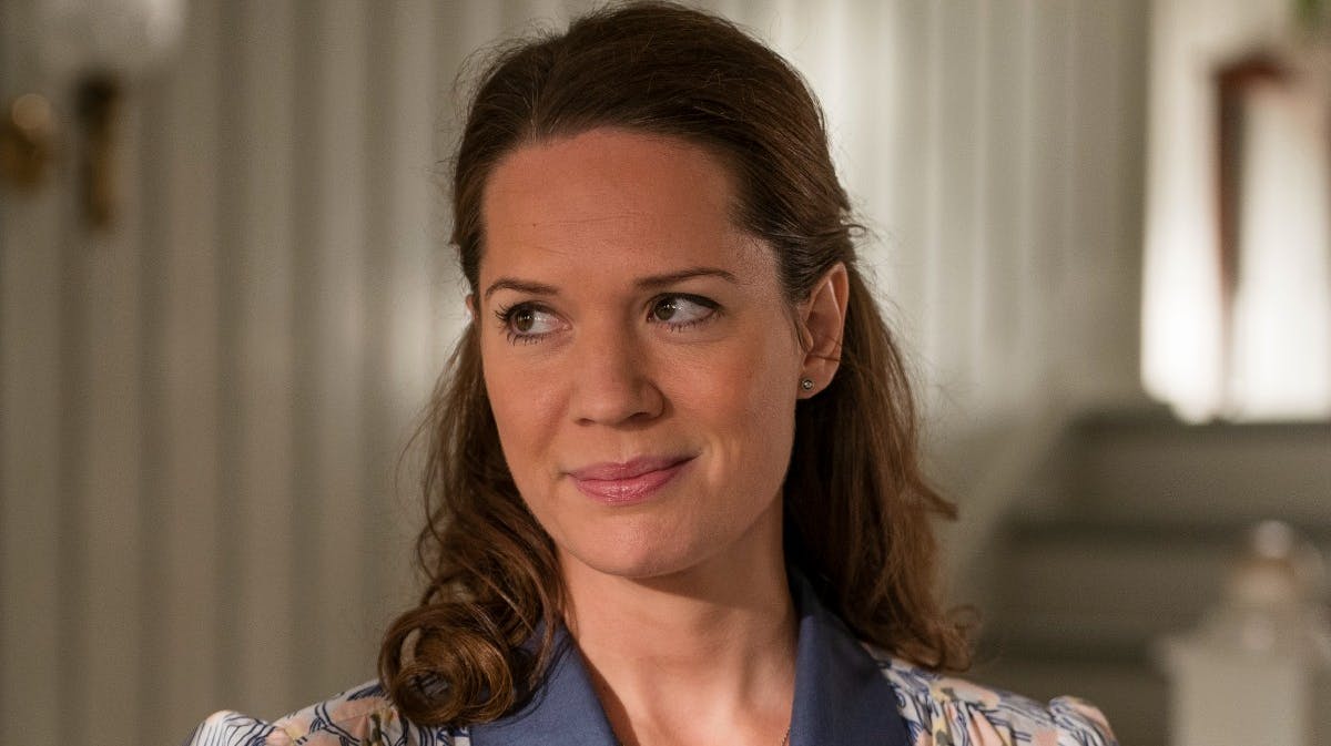 Amalie Dollerup som Amanda i "Badehotellet".