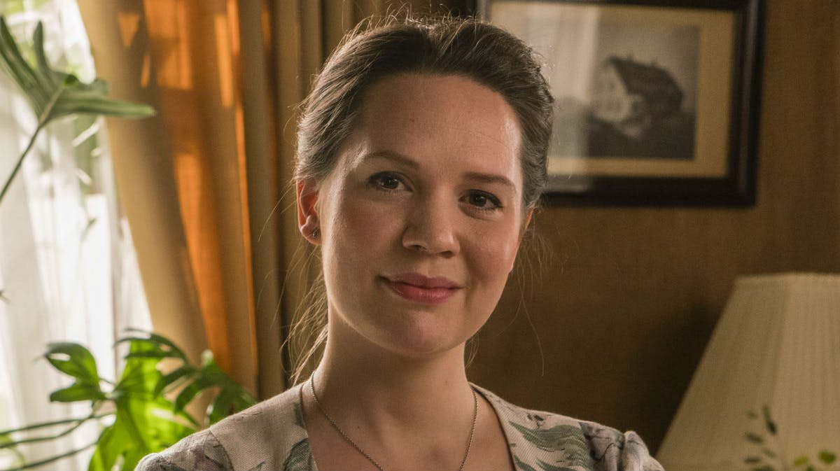 Amalie Dollerup som Amanda Madsen i "Badehotellet"