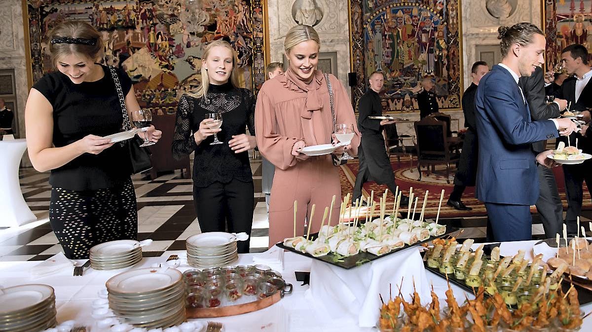 Dronningen afholder reception for de danske atleter ved de Olympiske Lege og de Paralympiske Lege på Christiansborg Slot.