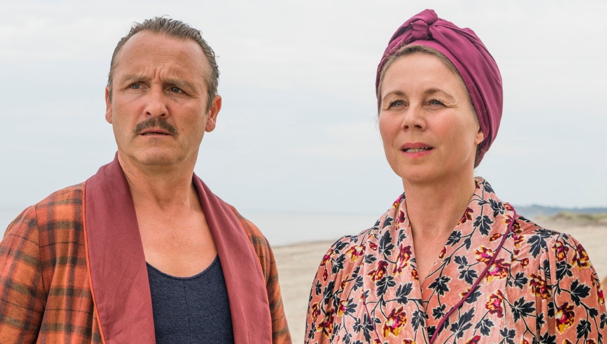 Lars Ranthe og Anne Louise Hassing i "Badehotellet".