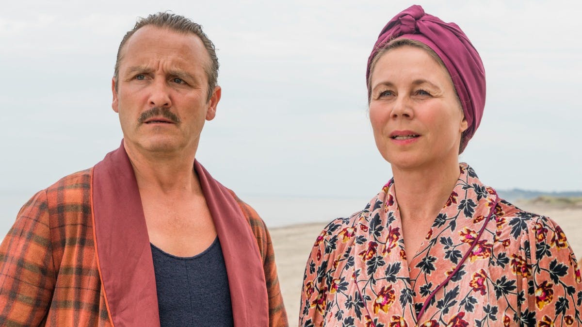 Hr. og fru Madsen i "Badehotellet".