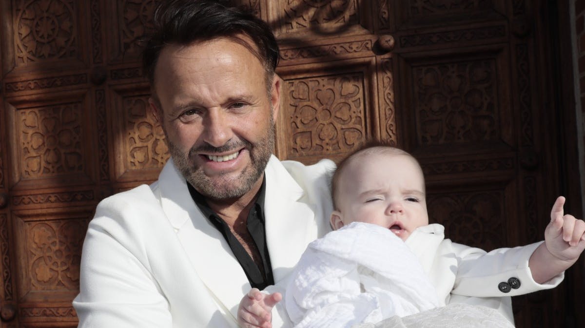 Dennis Knudsen og lille Noah