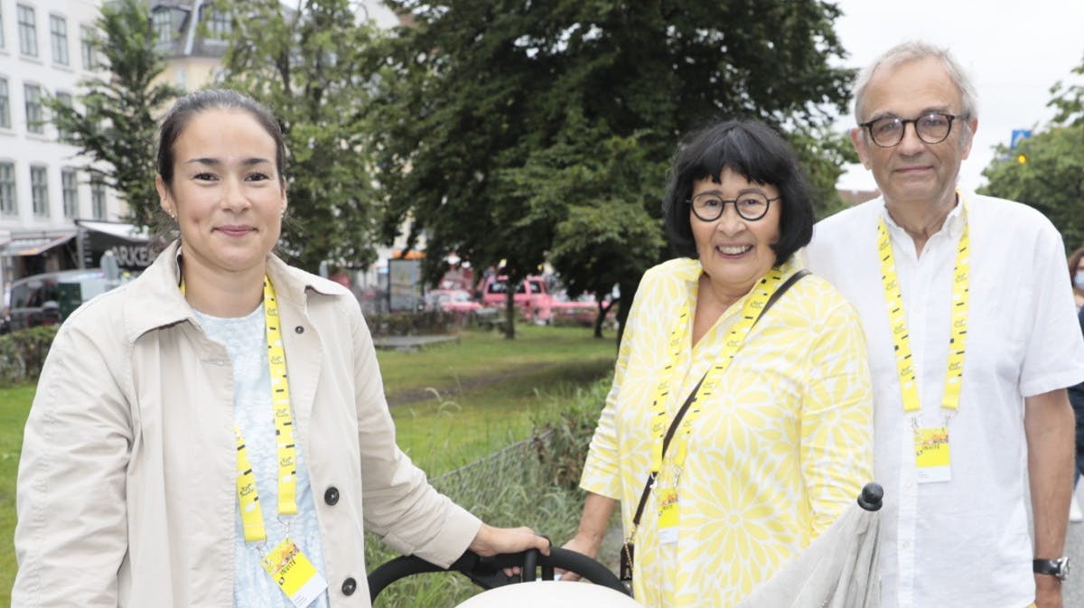 Trine, Rosa og Carsten