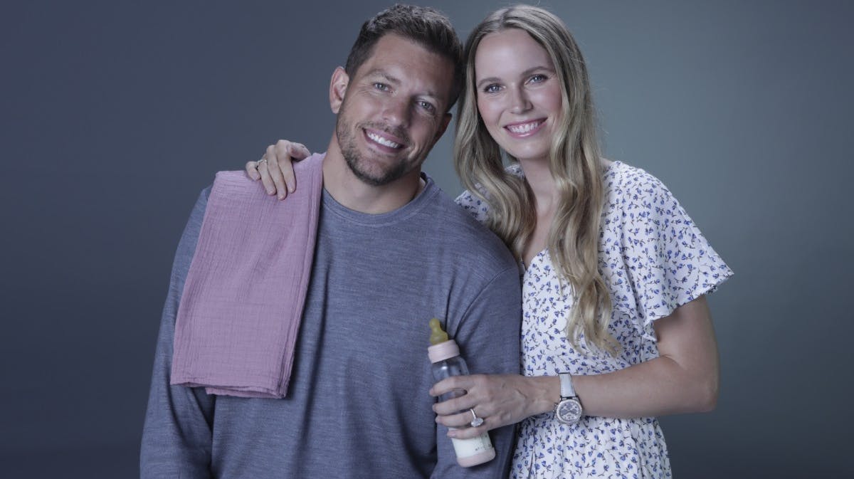 David Lee og Caroline Wozniacki i "Wozniacki & Lee"