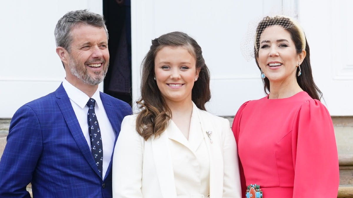 Kronprinsparret og prinsesse Isabella.