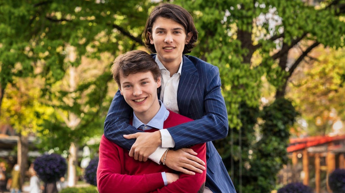 Prins Nikolai og prins Felix. 