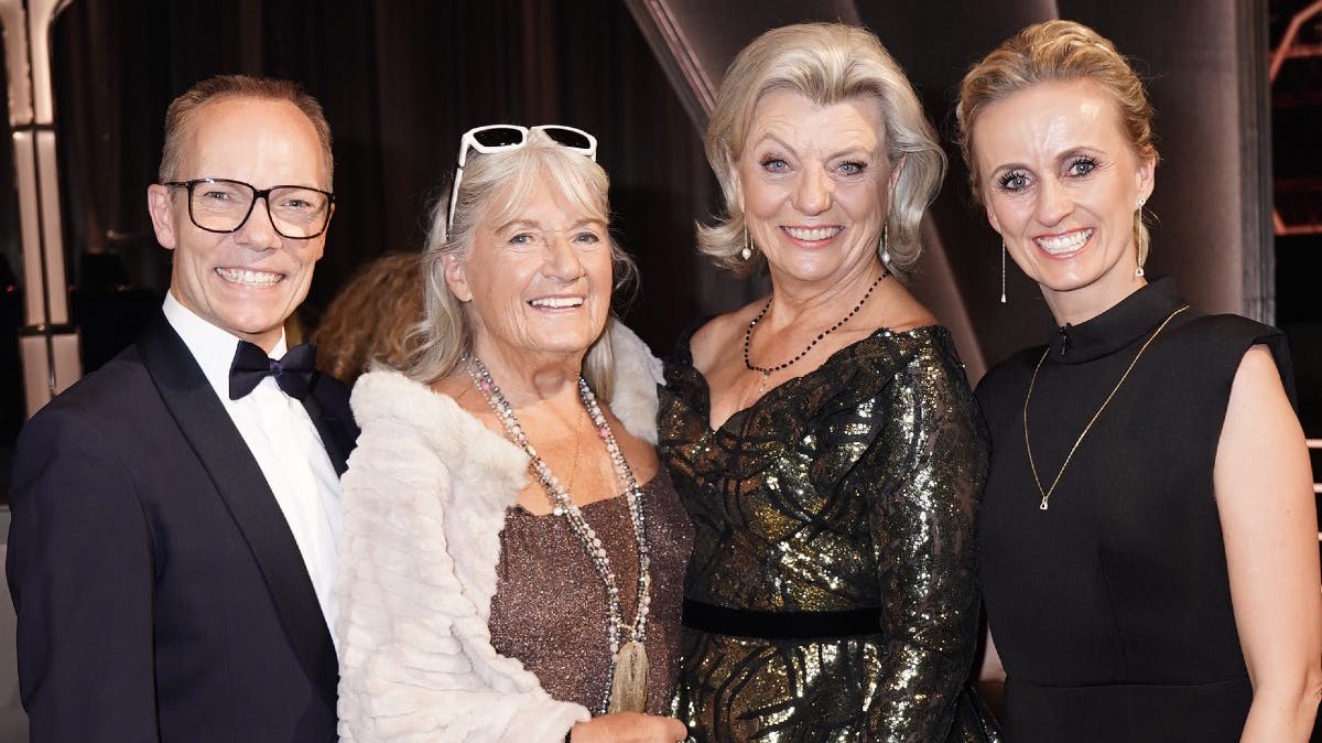 Jens Werner, Britt Bendixen, Anne Laxholm og Marianne Eihilt.