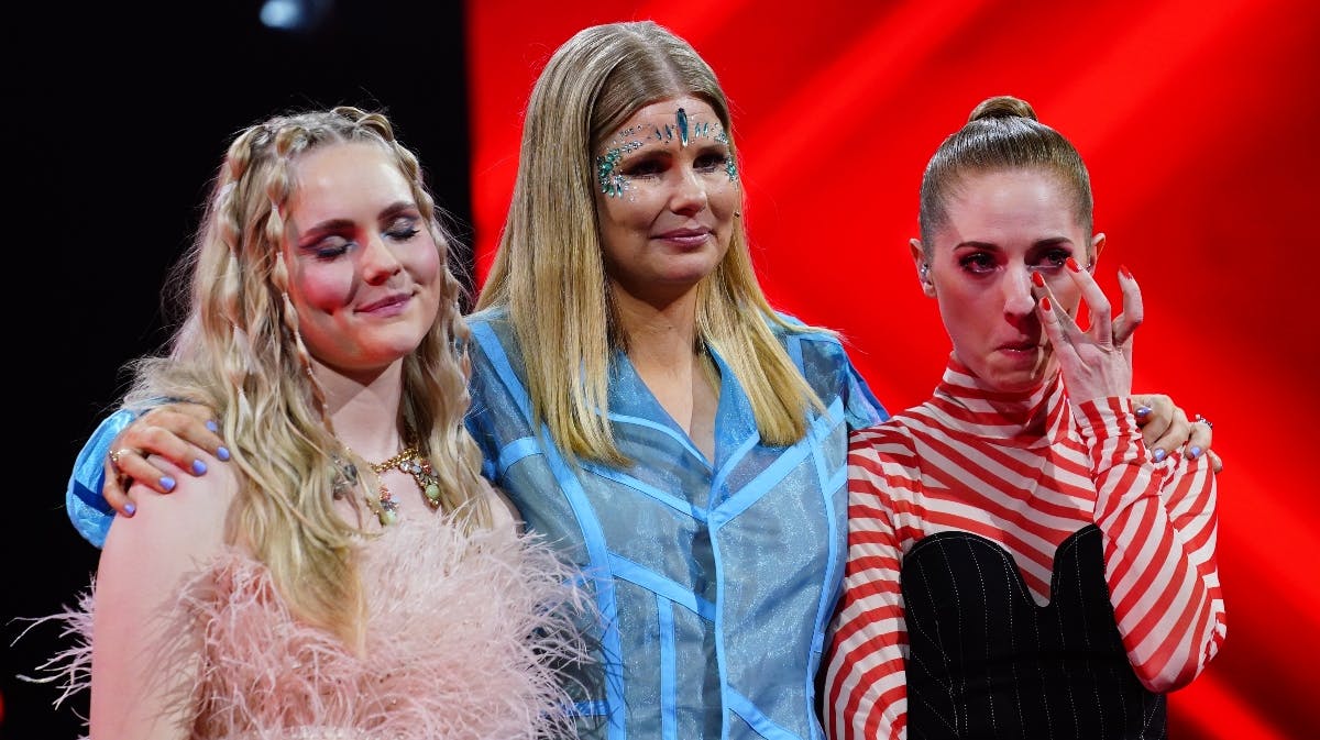 Mille Bergholtz, Sofie Linde og Maria Ranum.