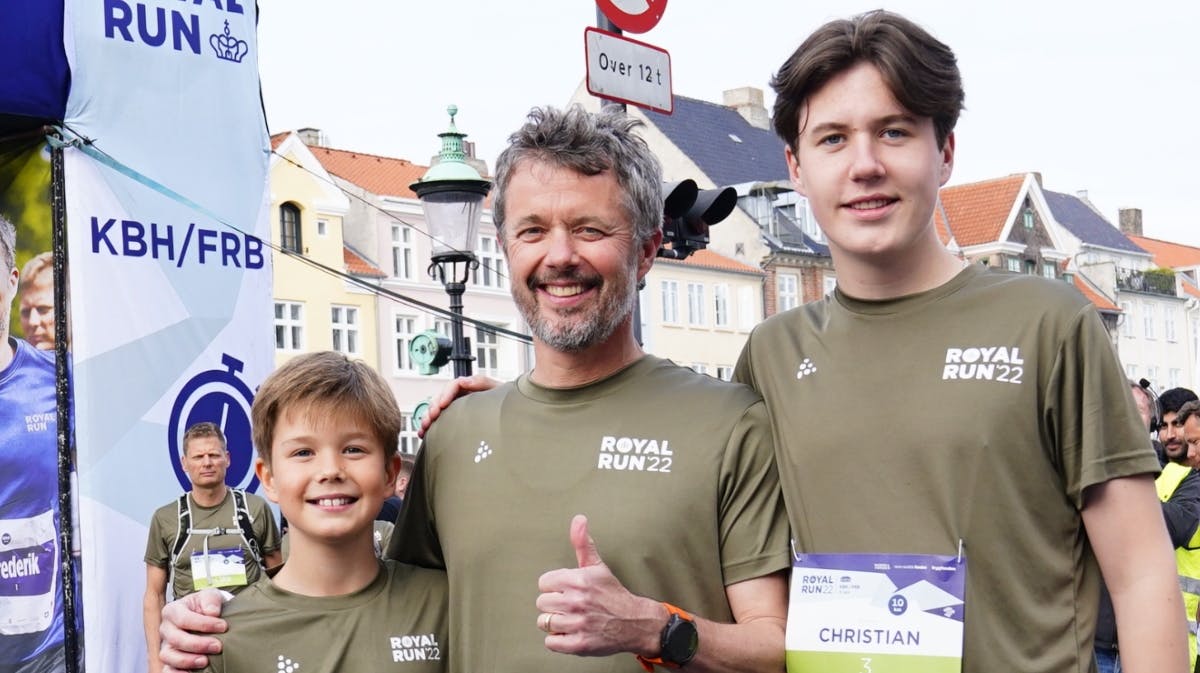 Prins Vincent, kronprins Frederik og prins Christian