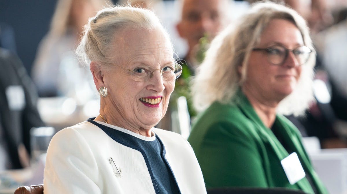 Dronning Margrethe ved Danske Rederiers årsdag. 