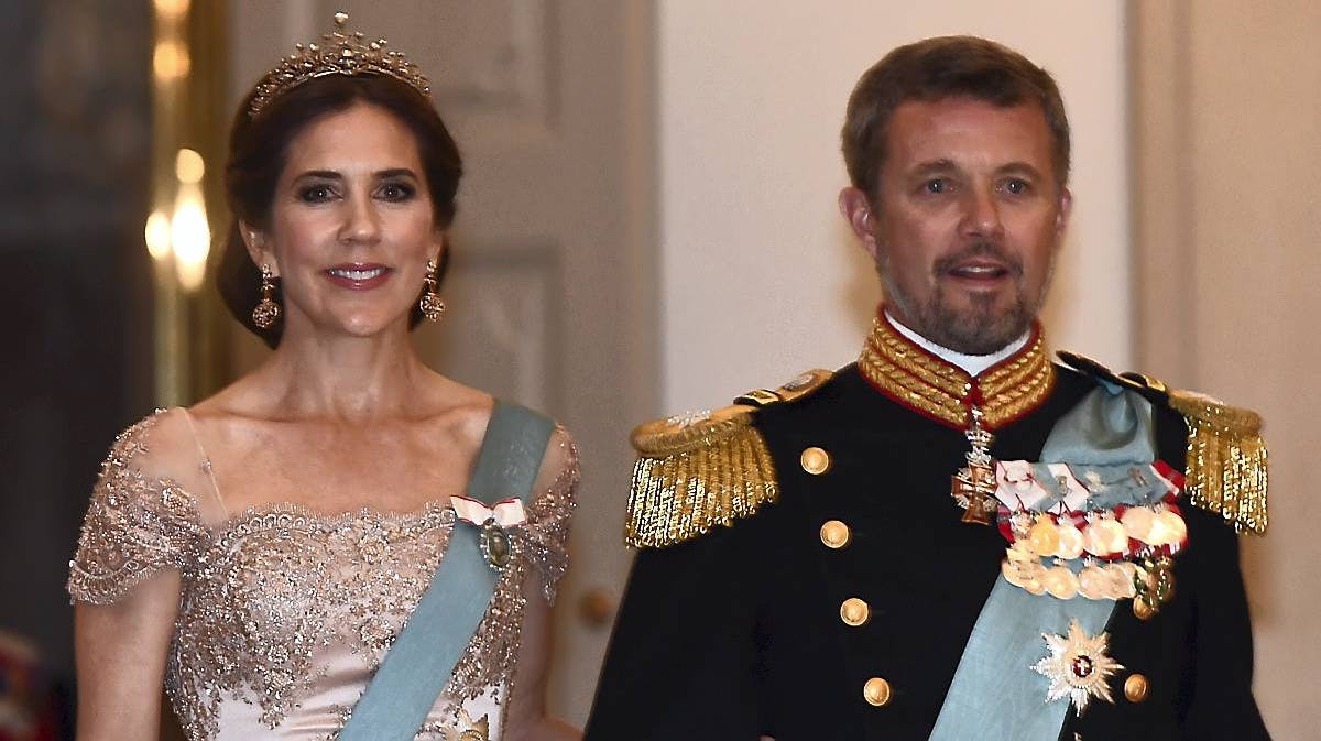Kronprinsesse Mary og kronprins Frederik.