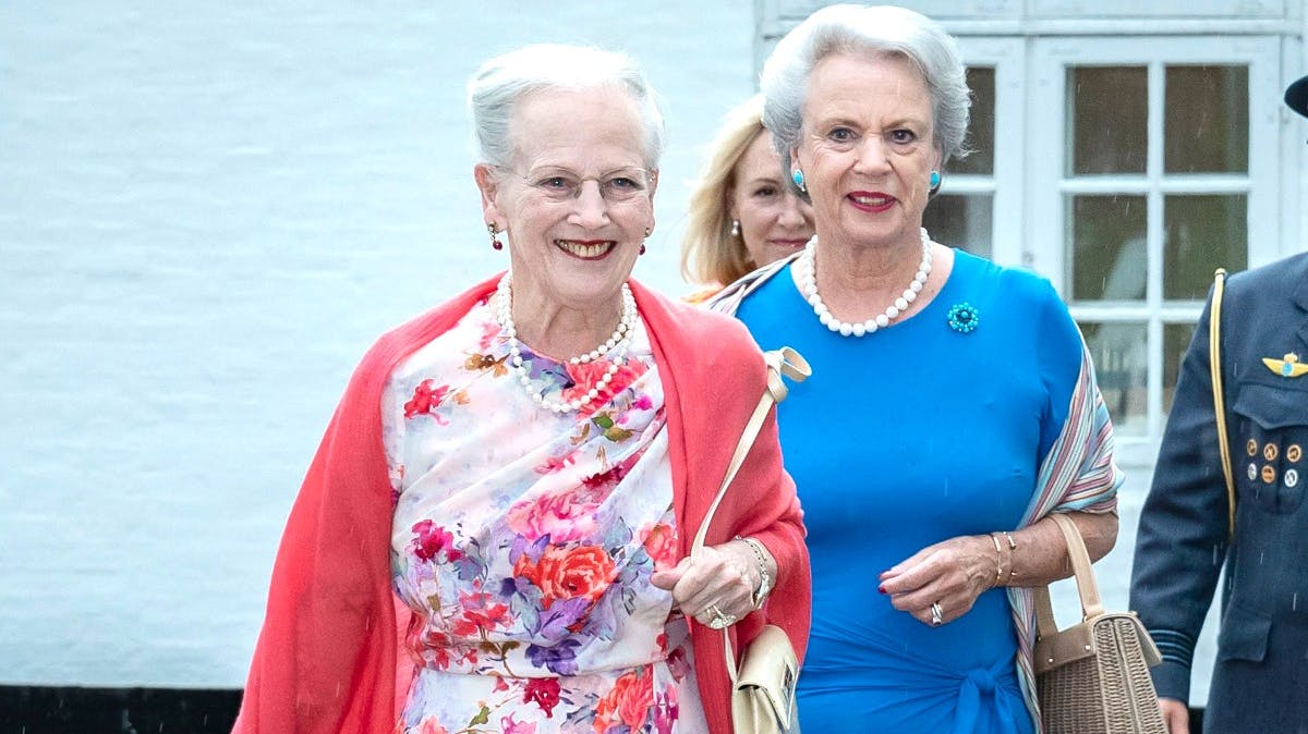 Dronning Margrethe og prinsesse Benedikte