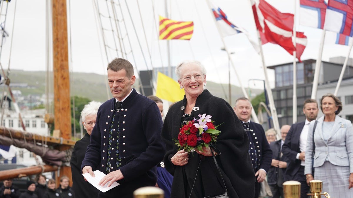 Dronning Margrethe og Færøernes lavmand