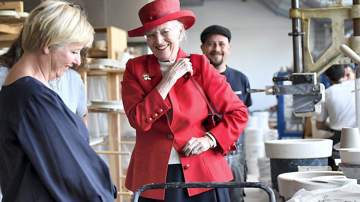 Dronning Margrethe på Bornholm, 2017.