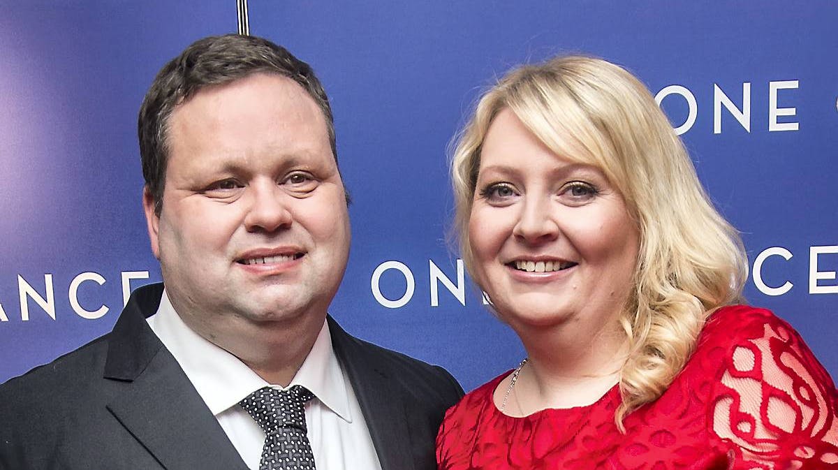 Paul Potts og Julie-Ann Potts.