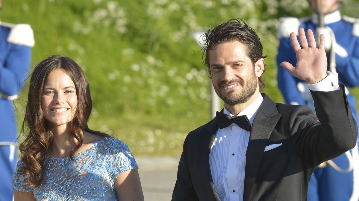 Prinsesse Sofia og prins Carl Philip. 