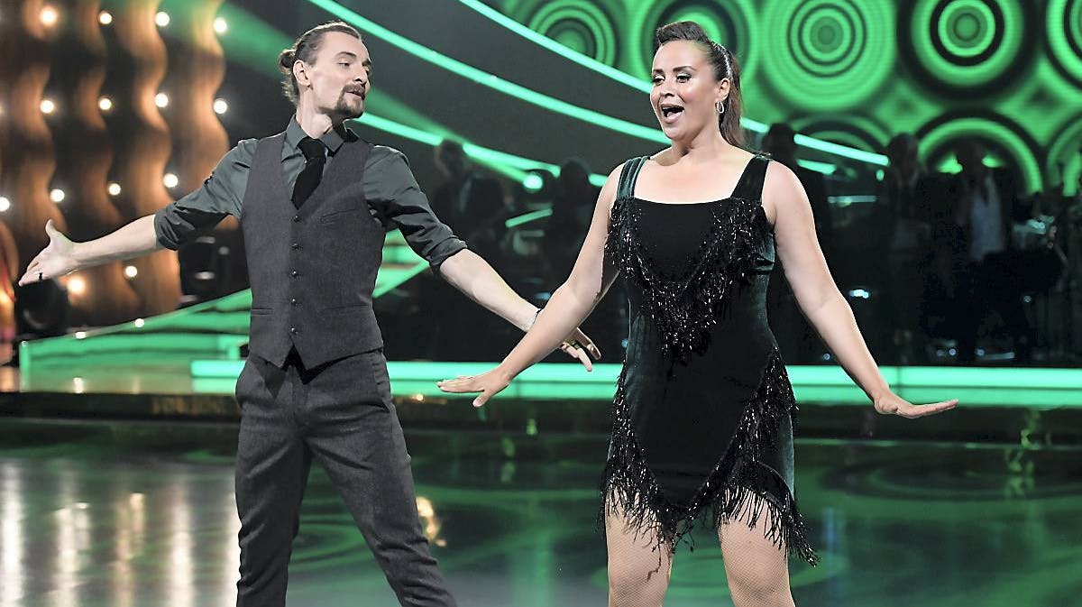 Julie Berthelsen og Marc Mariboe Christensen i "Vild med dans" 2016 program 4.
