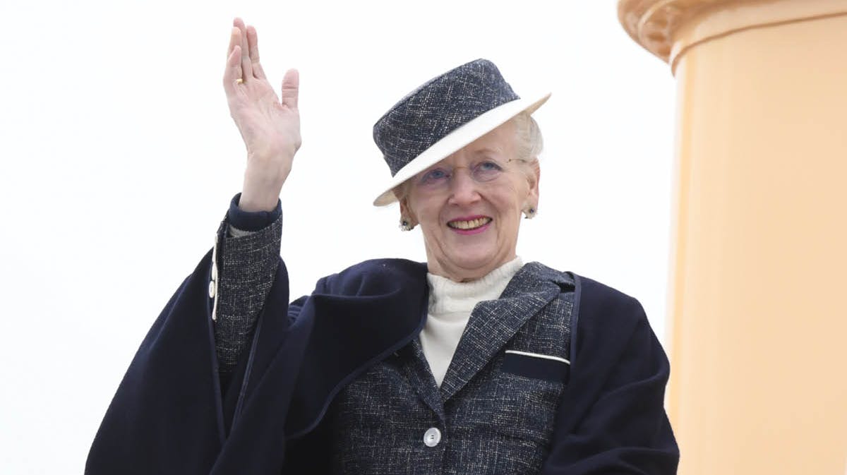 Dronning Margrethe på sommertogt 2019.