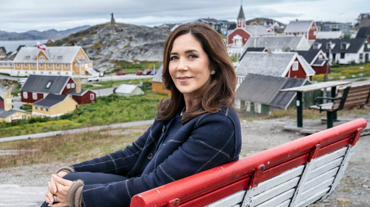 Kronprinsesse Mary mødte BILLED-BLADET under sit arbejdsbesøg i Grønland. 