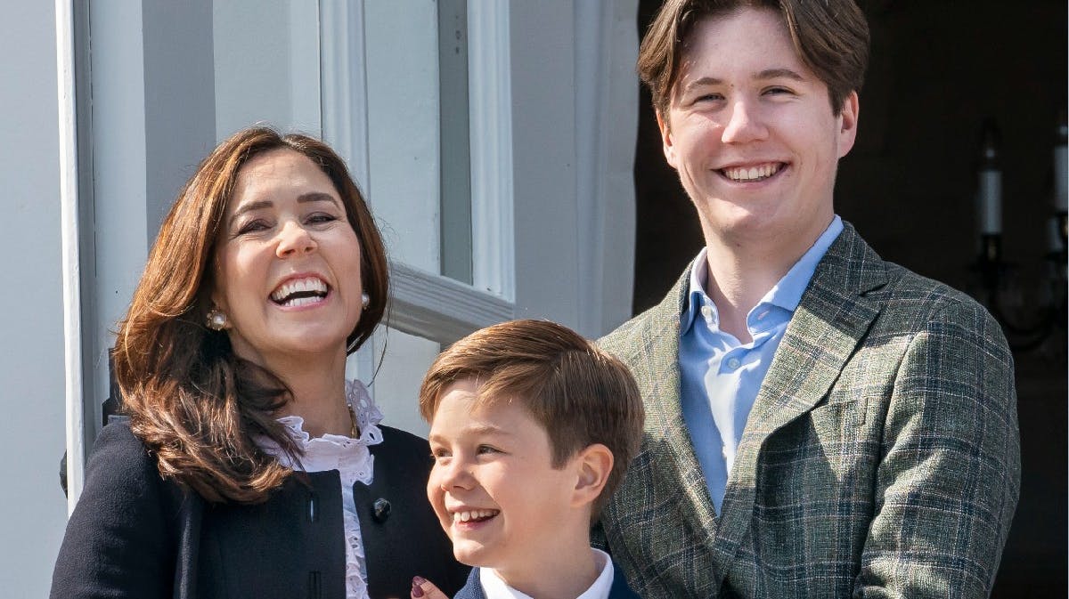 Kronprinsesse Mary, prins Vincent og prins Christian