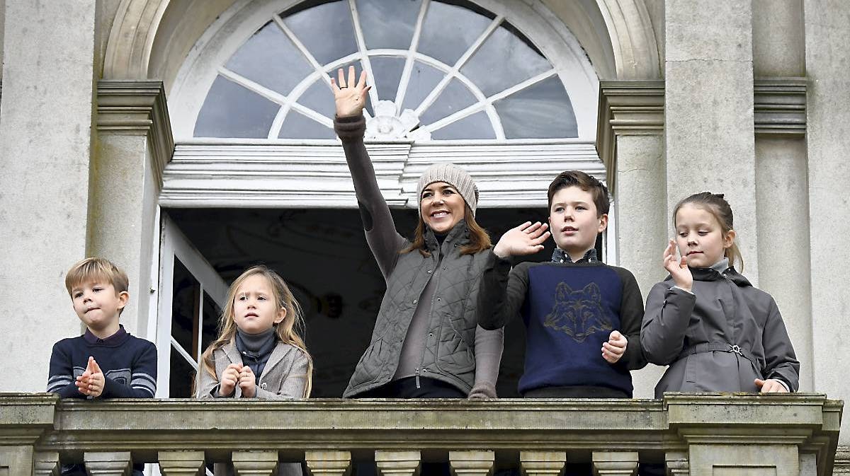 Kronprinsesse Mary, prins Christian, prinsesse Isabella, prinsesse Josephine, prins Vincent