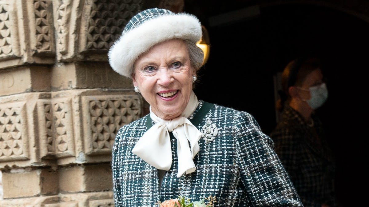 Prinsesse Benedikte på Koldinghus mandag. 